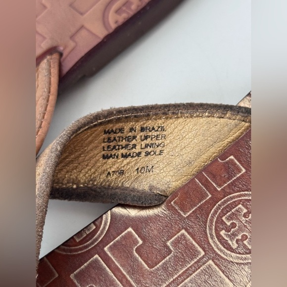 2 Tory Burch Thora Thong Sandals Shoes Women’s size 10 - Picture 4 of 11